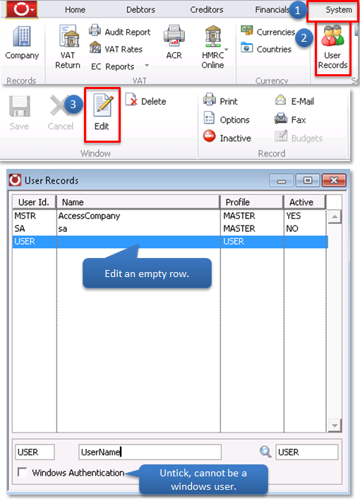 MSSQL User creation