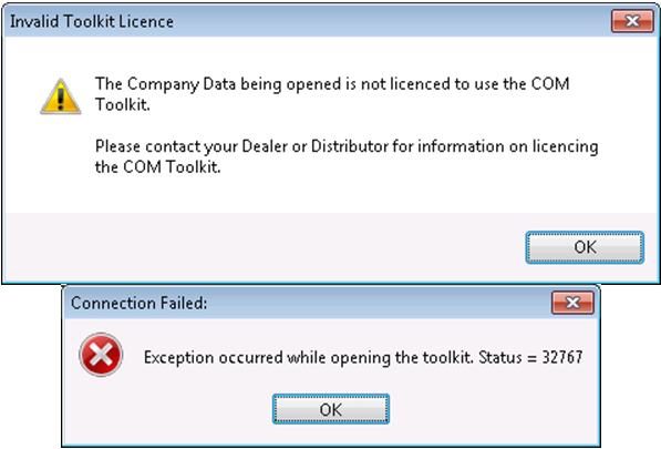 Exchequer TroubleShoot