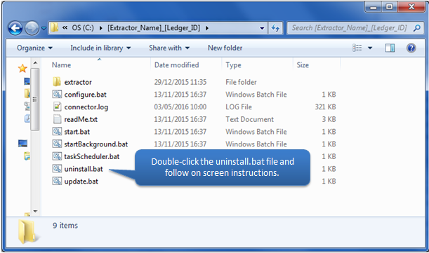 uninstall